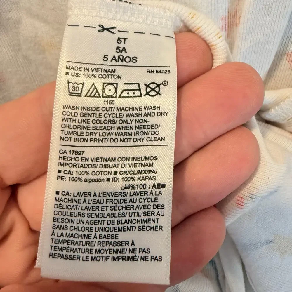Old Navy Girls 5T 5 Pajamas Zip Up Sleeper One Piece PJs Unicorn Rainbow
